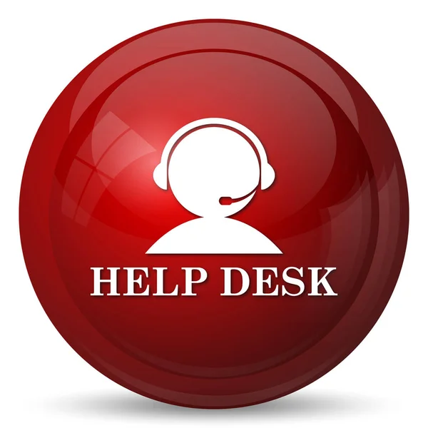 Ícone helpdesk — Fotografia de Stock