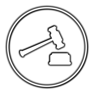 Yargıç çekiç simgesi