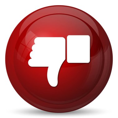 Başparmak simgesi. Beyaz arka plan üzerinde Internet düğmesi