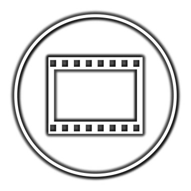 Fotoğraf simge. Beyaz arka plan üzerinde Internet düğmesi