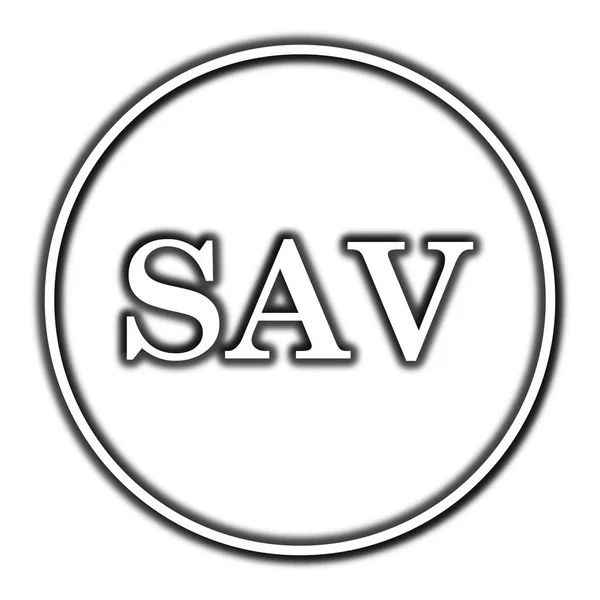 SAV icon — Stock Photo, Image