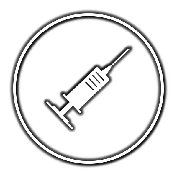 Syringe icon — Stock Photo, Image