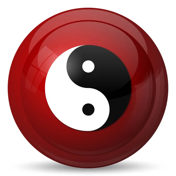 Ying yang ícone — Fotografia de Stock