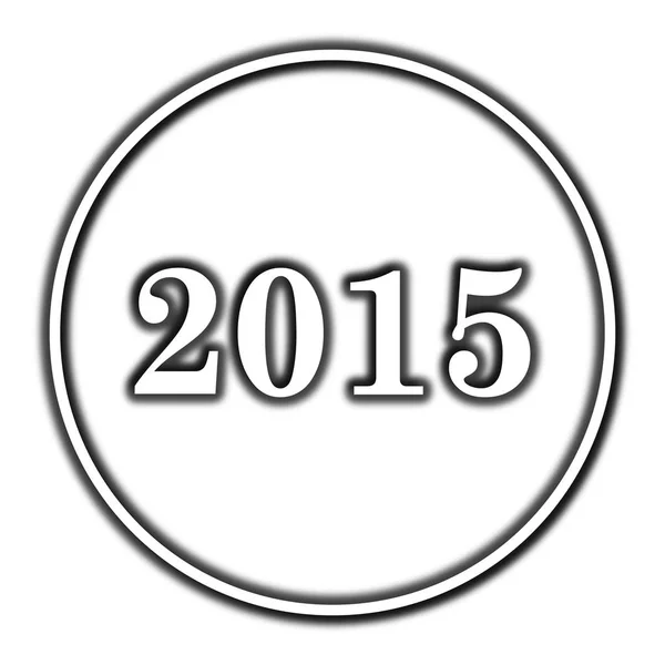 Año 2015 icono — Foto de Stock
