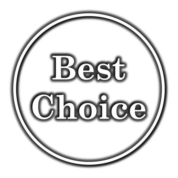 Best Choice Icon Internet Button White Background — Stock Photo, Image