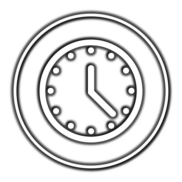 Icono del reloj — Foto de Stock