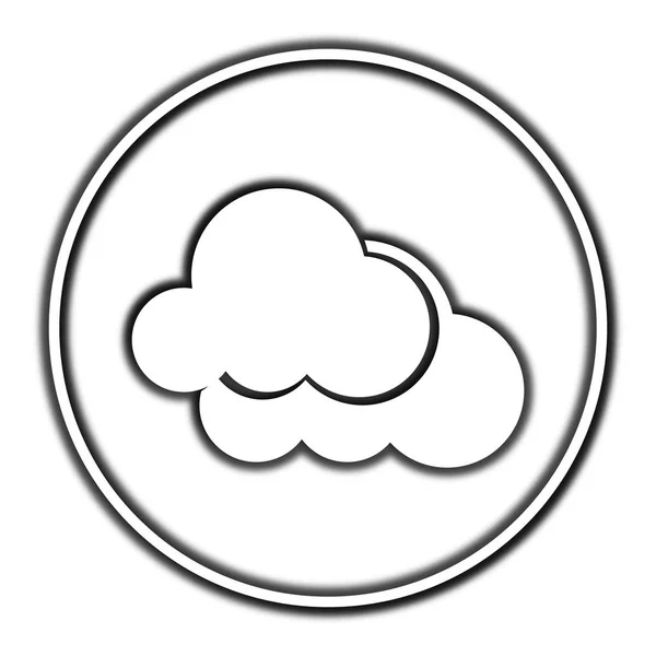 Icono de nubes — Foto de Stock