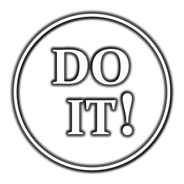 Simge yapmak. Beyaz arka plan üzerinde Internet düğmesi