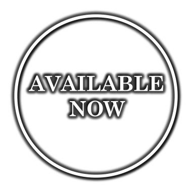 Kullanılabilir Şimdi simgesi. Beyaz arka plan üzerinde Internet düğmesi