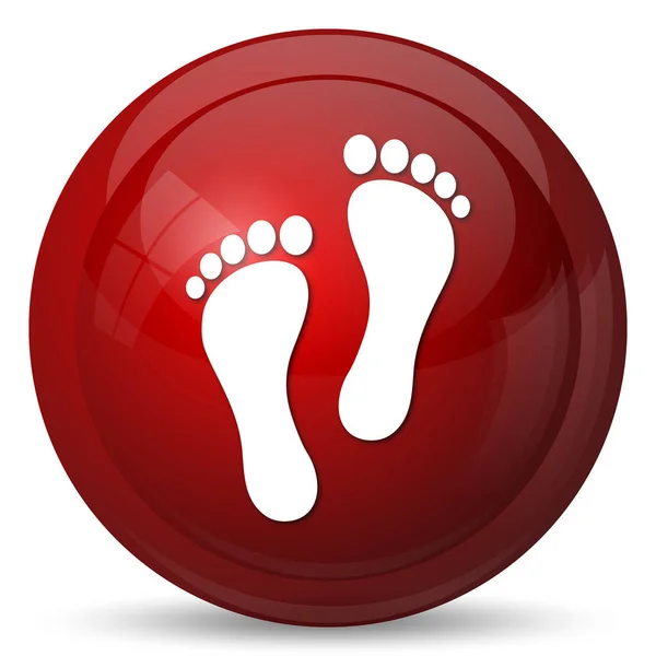 Foot print icon — Stock Photo, Image