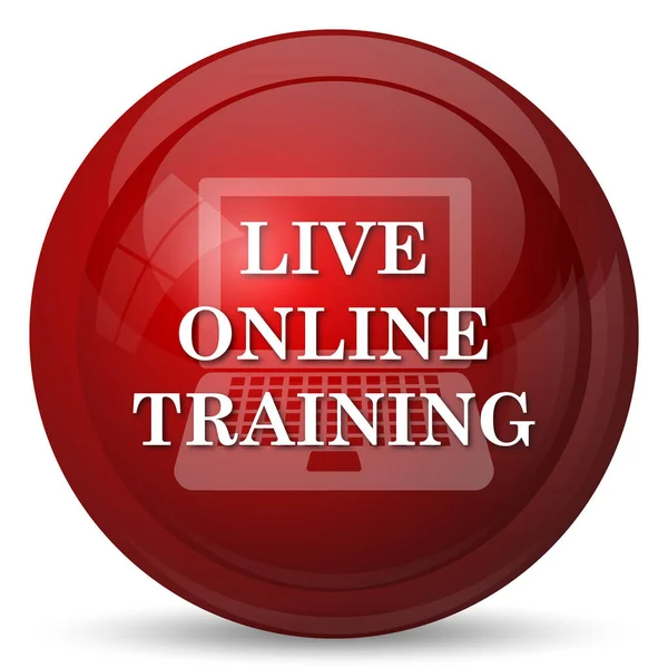 Icona di formazione online dal vivo — Foto Stock