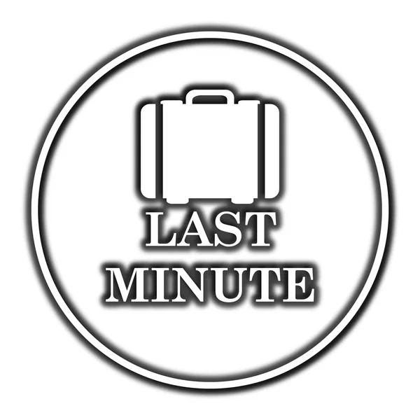 Last Minute Symbol Internet Taste Auf Weißem Hintergrund — Stockfoto