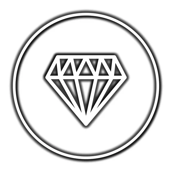 Diamantpictogram — Stockfoto