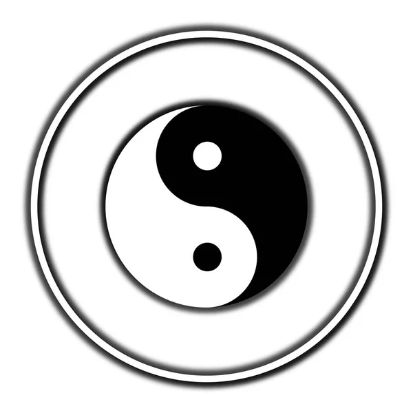 Icona Ying Yang — Foto Stock