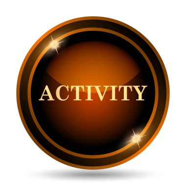 Etkinlik simgesi. Beyaz arka plan üzerinde Internet düğmesi