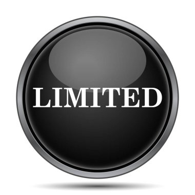 Sınırlı simgesi. Beyaz arka plan üzerinde Internet düğmesi