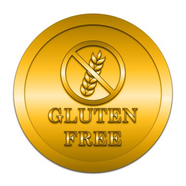 Gluten free icon. Internet button on white background. clipart