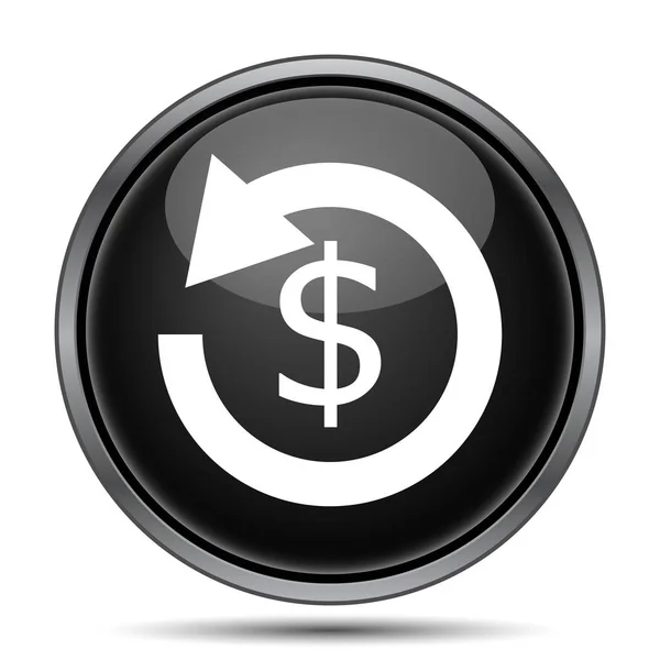 Refund Icon Internet Button White Background — Stock Photo, Image