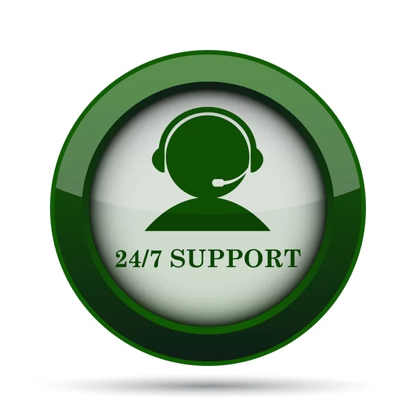 24-7 Support icon — Stock Photo, Image