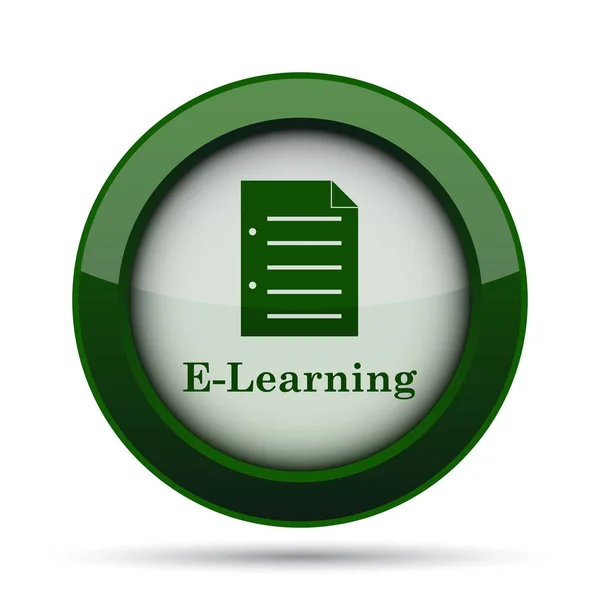 Icona e-learning — Foto Stock