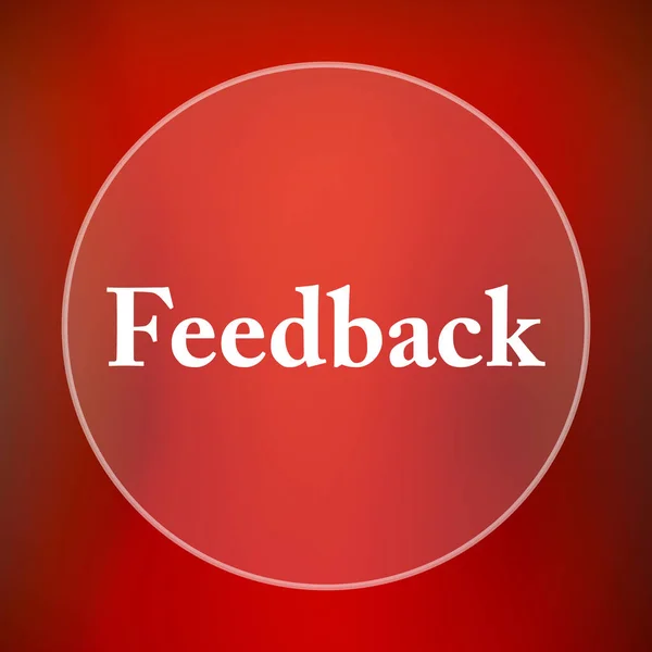 Ícone de feedback — Fotografia de Stock