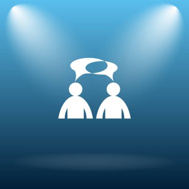 Yorumlar simgesi - kabarcıklar ile erkekler