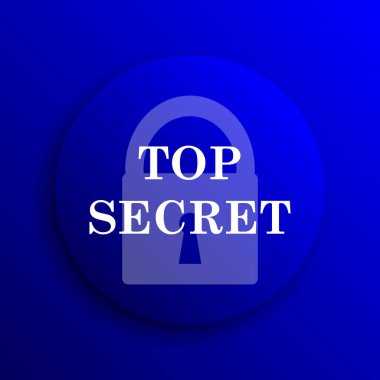 En iyi gizli simgesi. Mavi arka plan Internet düğmesini