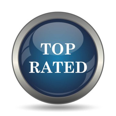 Simge en üst düzey. Beyaz arka plan üzerinde Internet düğmesi