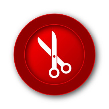 Simge kesti. Beyaz arka plan üzerinde Internet düğmesi.