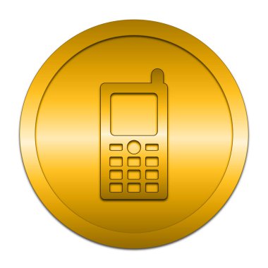 Hareket eden telefon simgesi. Beyaz arka plan üzerinde Internet düğmesi.