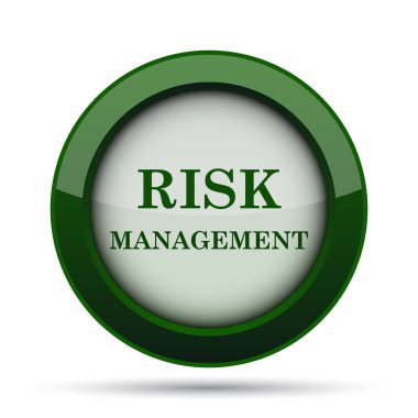 Risk Yönetimi simgesini. Beyaz arka plan üzerinde Internet düğmesi.