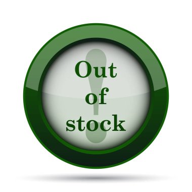 Hisse senedi simgesi dışında. Beyaz arka plan üzerinde Internet düğmesi.