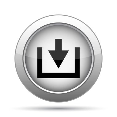 Simgesini indirin. Beyaz arka plan üzerinde Internet düğmesi