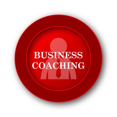 İş koçluk simgesi. Beyaz arka plan üzerinde Internet düğmesi.