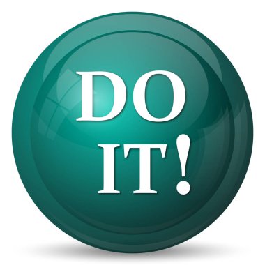 Simge yapmak. Beyaz arka plan üzerinde Internet düğmesi