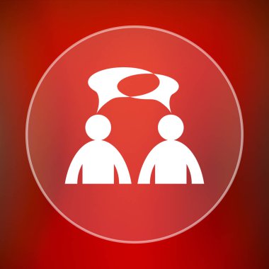 Yorumlar simgesi - kabarcıklar ile erkekler