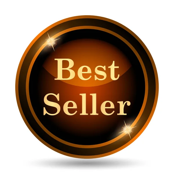 Icona Del Best Seller Pulsante Internet Sfondo Bianco — Foto Stock