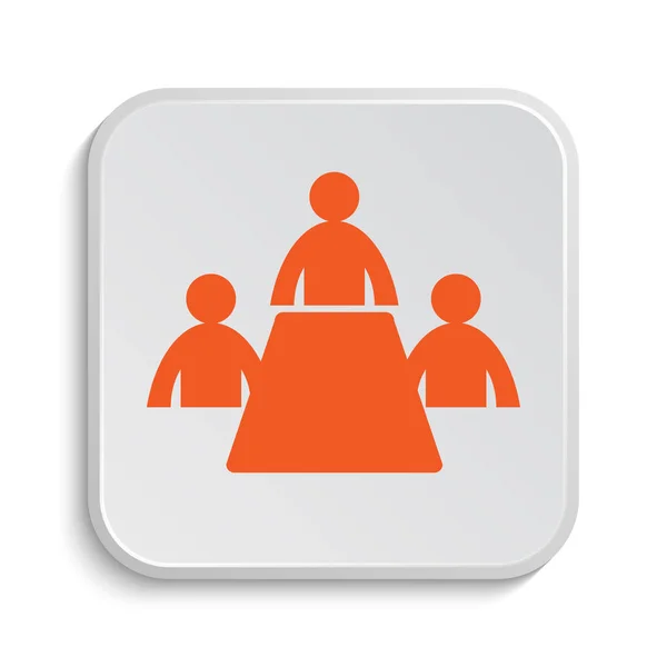 Meeting Room Icon Internet Button White Background — Stock Photo, Image