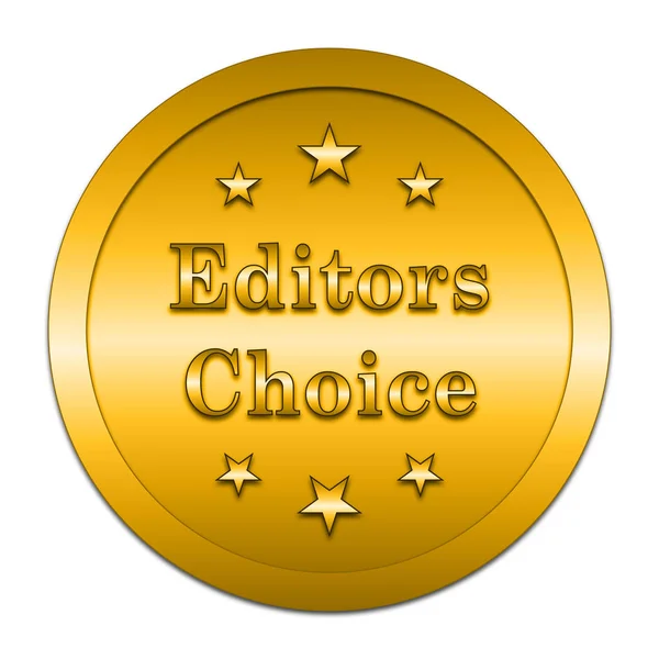 Editors choice icon. Internet button on white background.