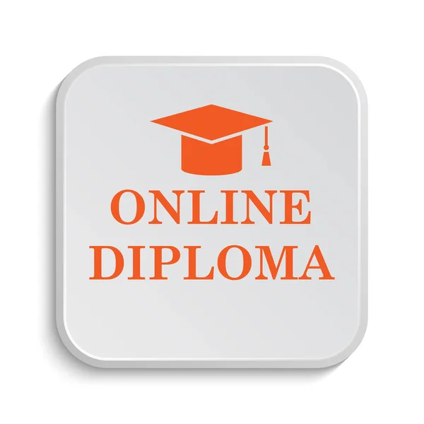 Online diploma simgesi — Stok fotoğraf