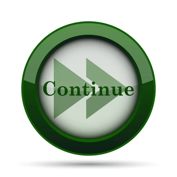 Continue icon — Stock Photo, Image