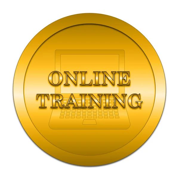 Ícone de treinamento online — Fotografia de Stock