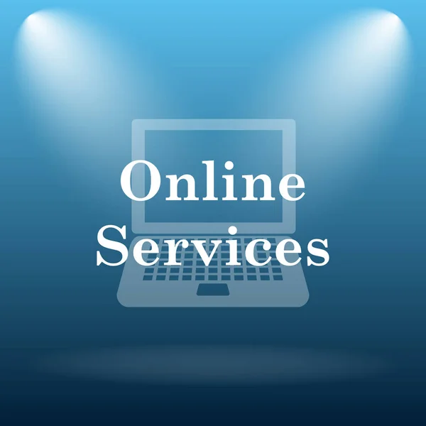 Icono de servicios online —  Fotos de Stock
