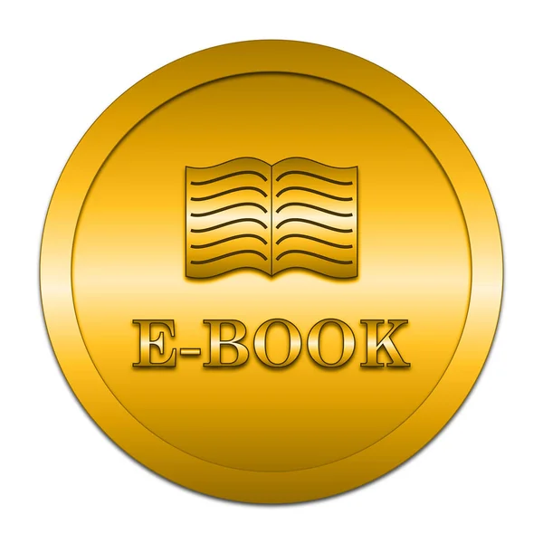 Book Symbol Internet Taste Auf Weißem Hintergrund — Stockfoto