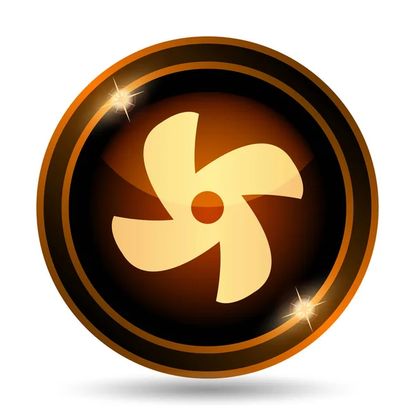 Fan Icon Internet Button White Background — Stock Photo, Image