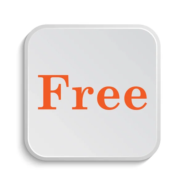 Free Icon Internet Button White Background — Stock Photo, Image