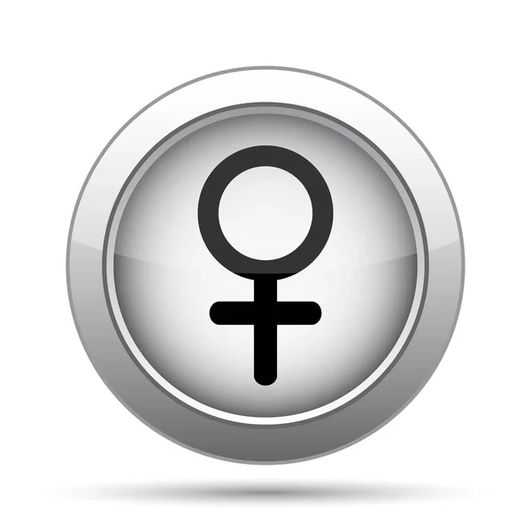 Θηλυκό σύμβολο εικονίδιο — Φωτογραφία Αρχείου