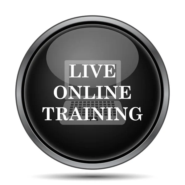 Icona di formazione online dal vivo — Foto Stock