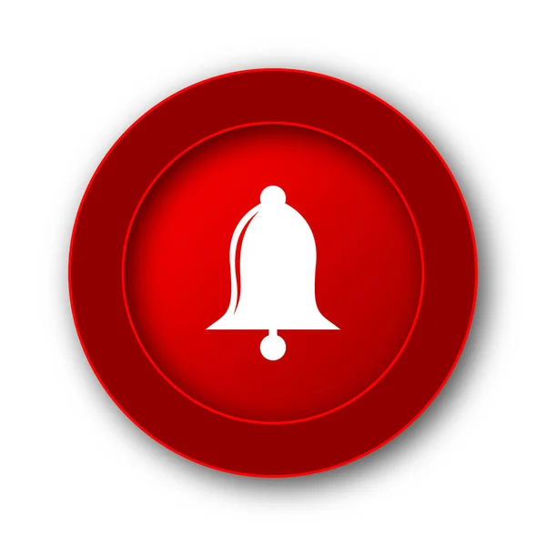 Bell Icon Internet Button White Background — Stock Photo, Image