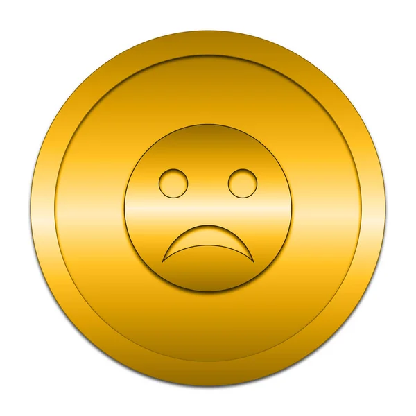 Sad smiley icon — Stock Photo, Image